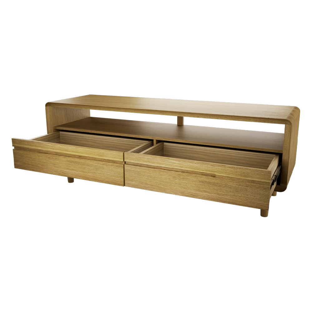 Scandic Medium TV Unit. Solid Oak 100% Solid Oak3