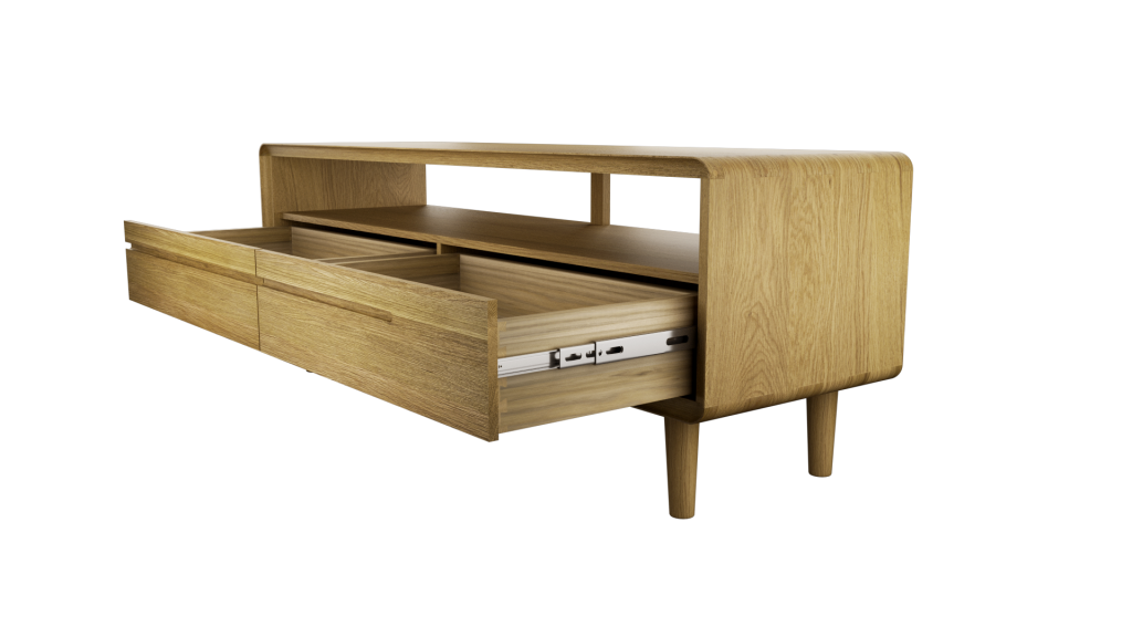 Scandic Medium TV Unit. Solid Oak 100% Solid Oak9