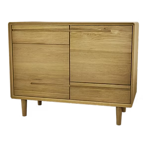 Scandic Small Sideboard. Solid Oak 100% Solid Oak