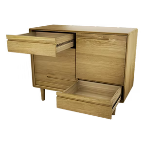 Scandic Small Sideboard. Solid Oak 100% Solid Oak