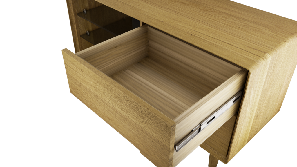 Scandic Small TV Unit. Solid Oak 100% Solid Oak4