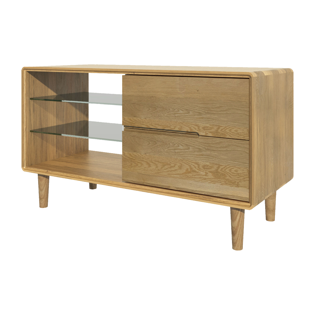 Scandic Small TV Unit. Solid Oak 100% Solid Oak9