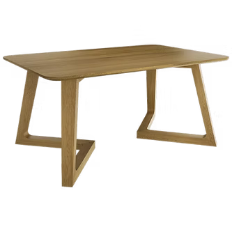 Scandic V Medium Lamp Table. Solid Oak  100% Solid Oak