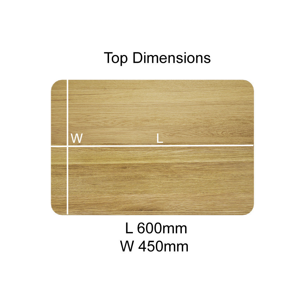 Scandic V Small Lamp Table. Solid Oak  100% Solid Oak