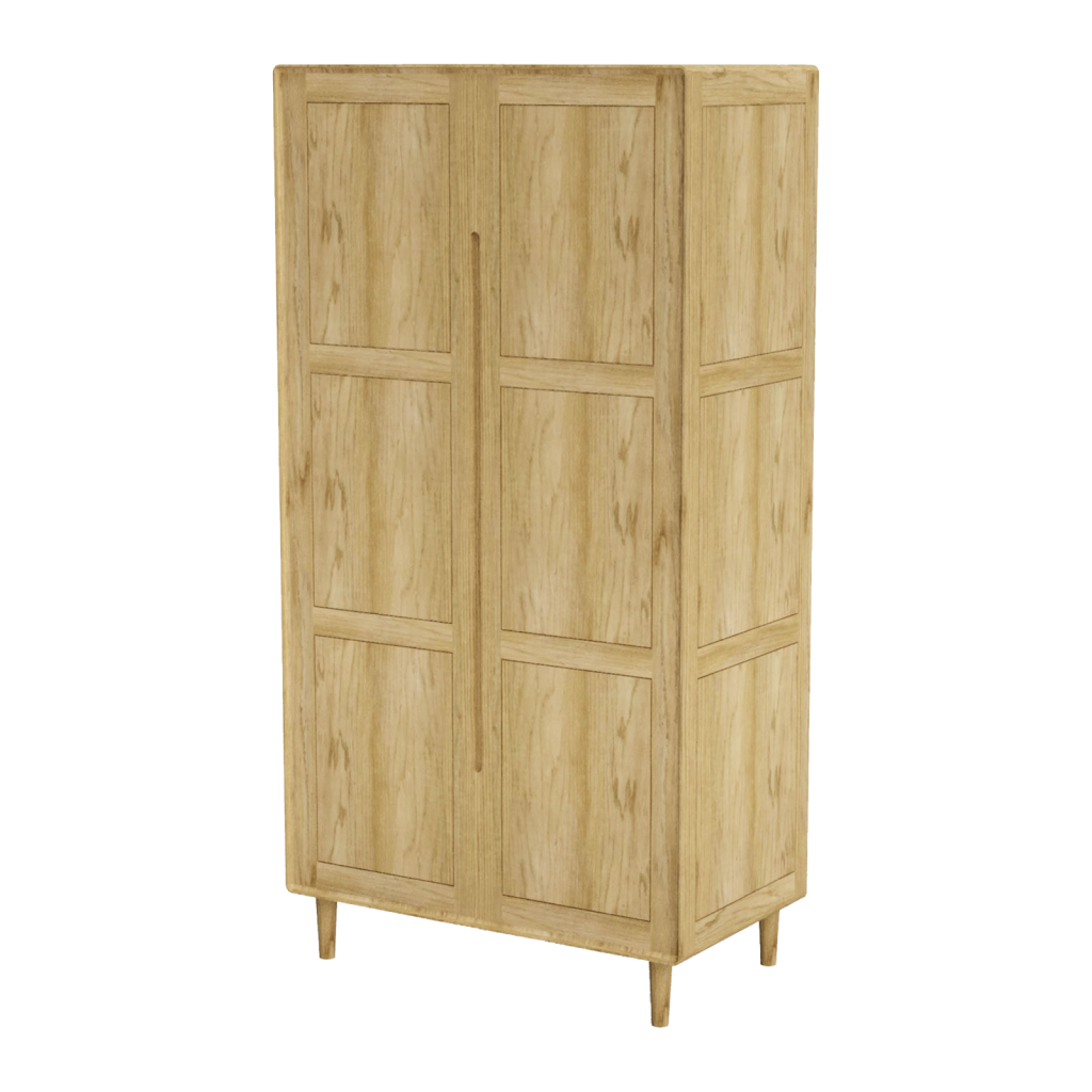 Scandic Wardrobe – Configurable Layout. Solid Oak 100% Solid Oak4