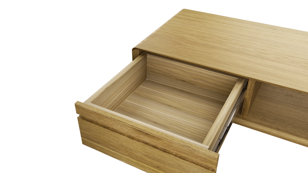 Scandic Wide TV Unit. Solid Oak 100% Solid Oak3