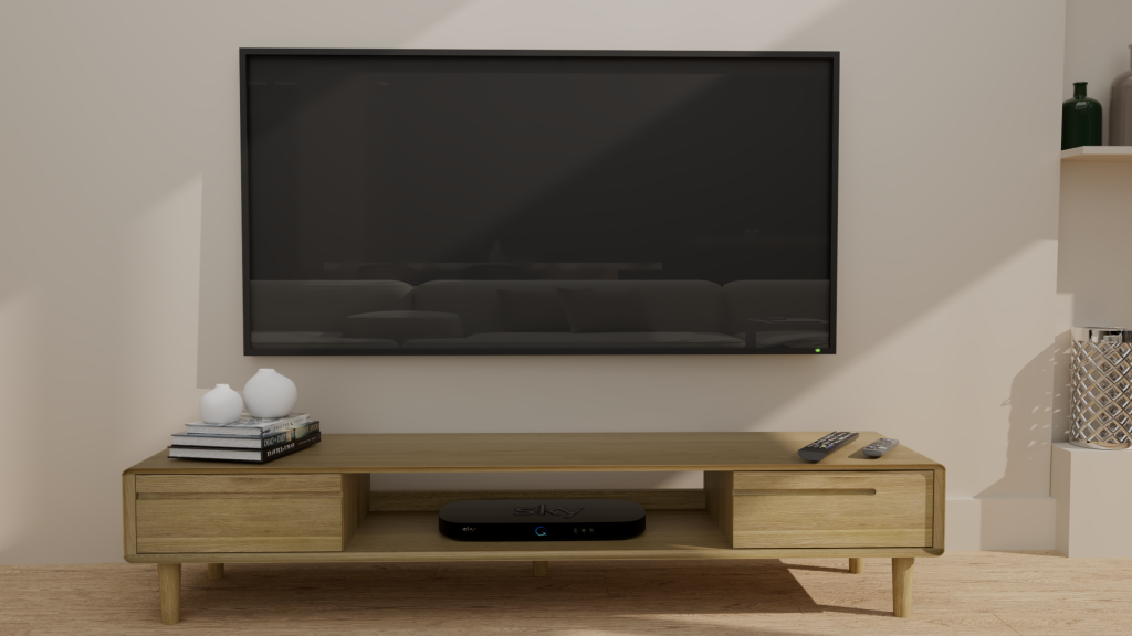 Scandic Wide TV Unit. Solid Oak 100% Solid Oak5