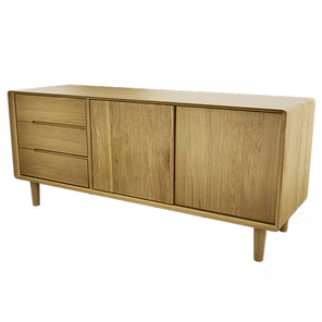 Scandic Wide Unit. Solid Oak 100% Solid Oak