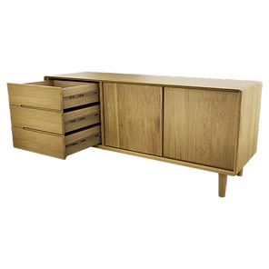 Scandic Wide Unit. Solid Oak 100% Solid Oak