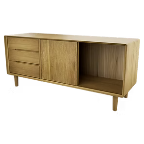 Scandic Wide Unit. Solid Oak 100% Solid Oak