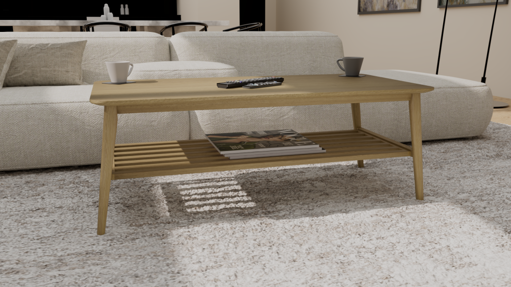 Scandic  Coffee Table. Solid Oak 100% Solid Oak