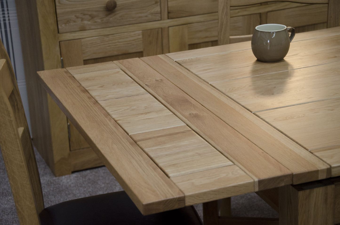 Small Draw Leaf Extending Table. 100% Solid Oak
