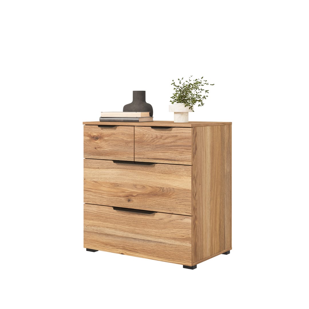 Tokyo 27 Chest Of Drawers 72cm Oak Mauvella