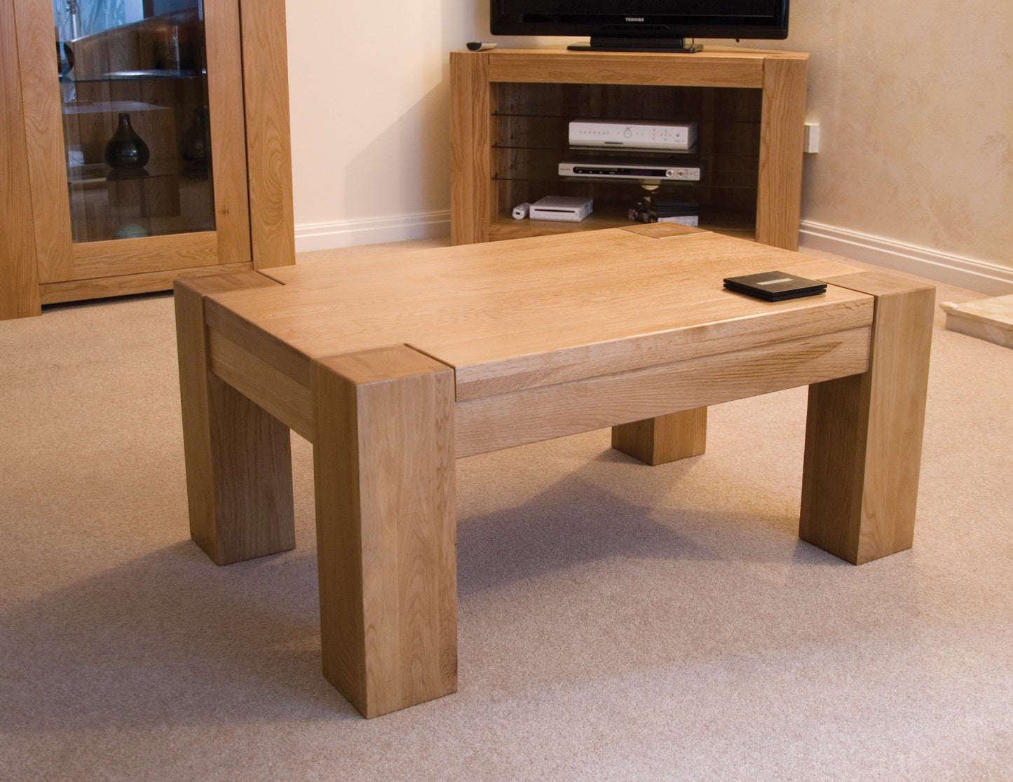 Trend 3 x 2 Coffee Table. Solid Oak