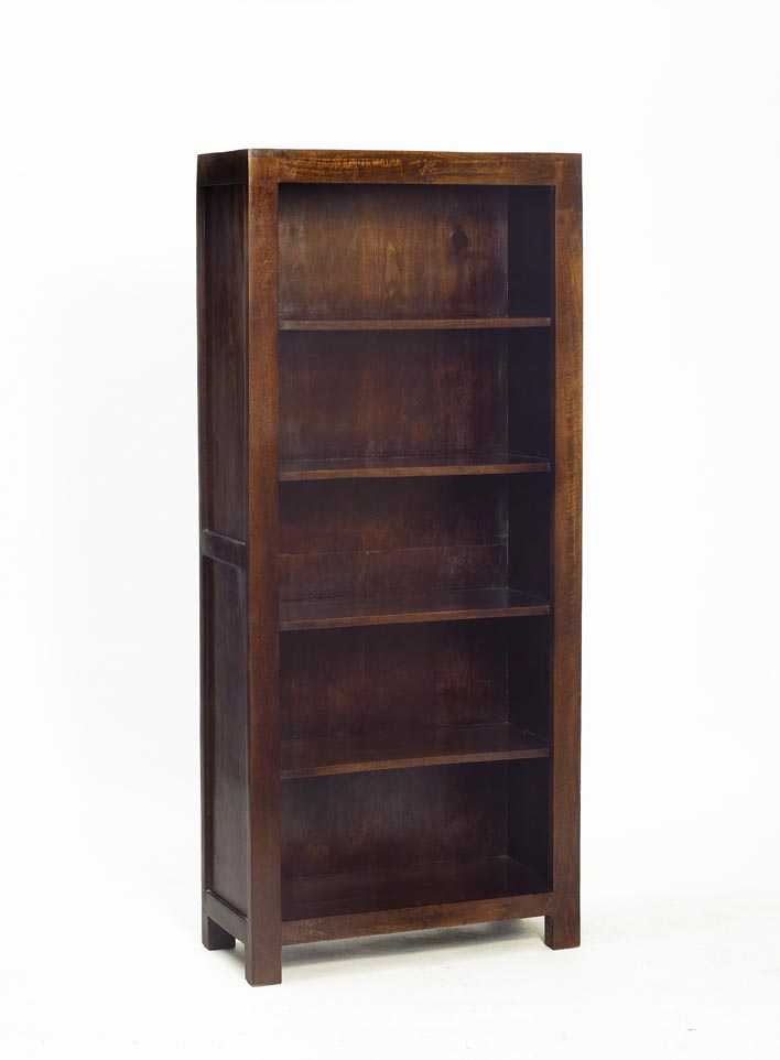 Toko Dark Mango Bookcase 100% Solid Mango Wood