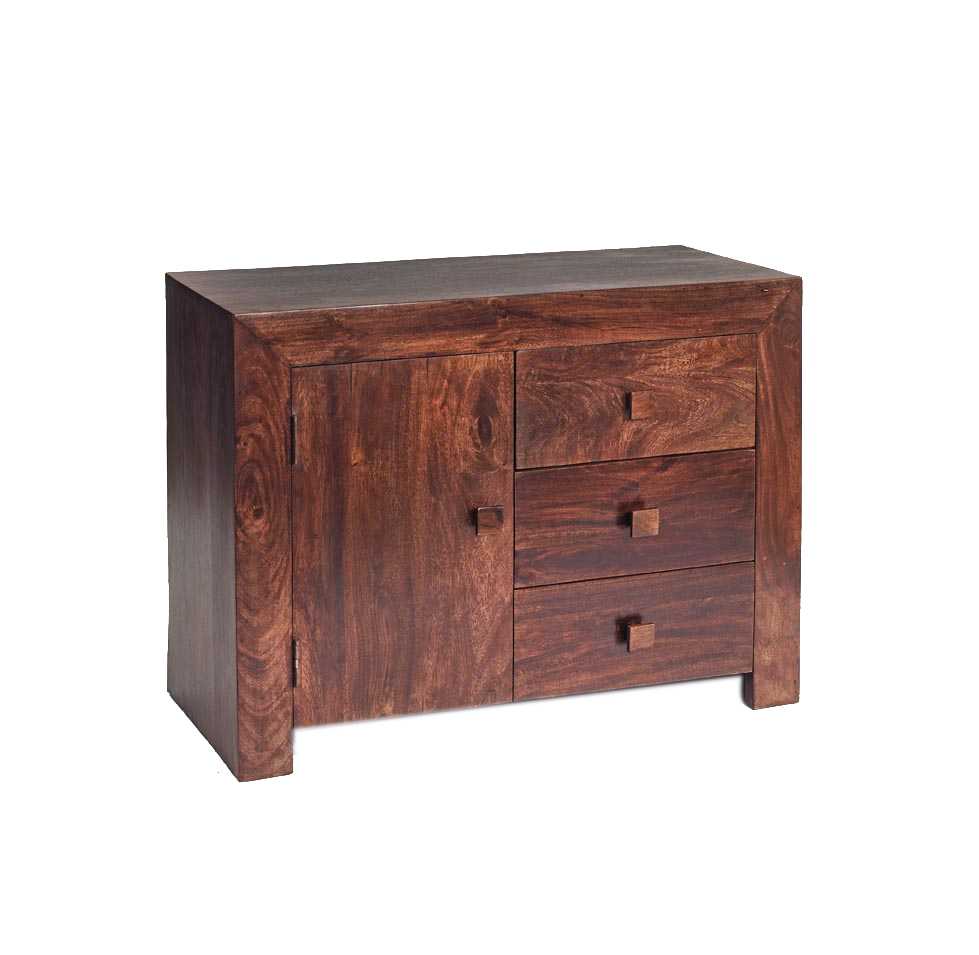 Toko Dark Mango Sideboard. 100% Solid Mango Wood
