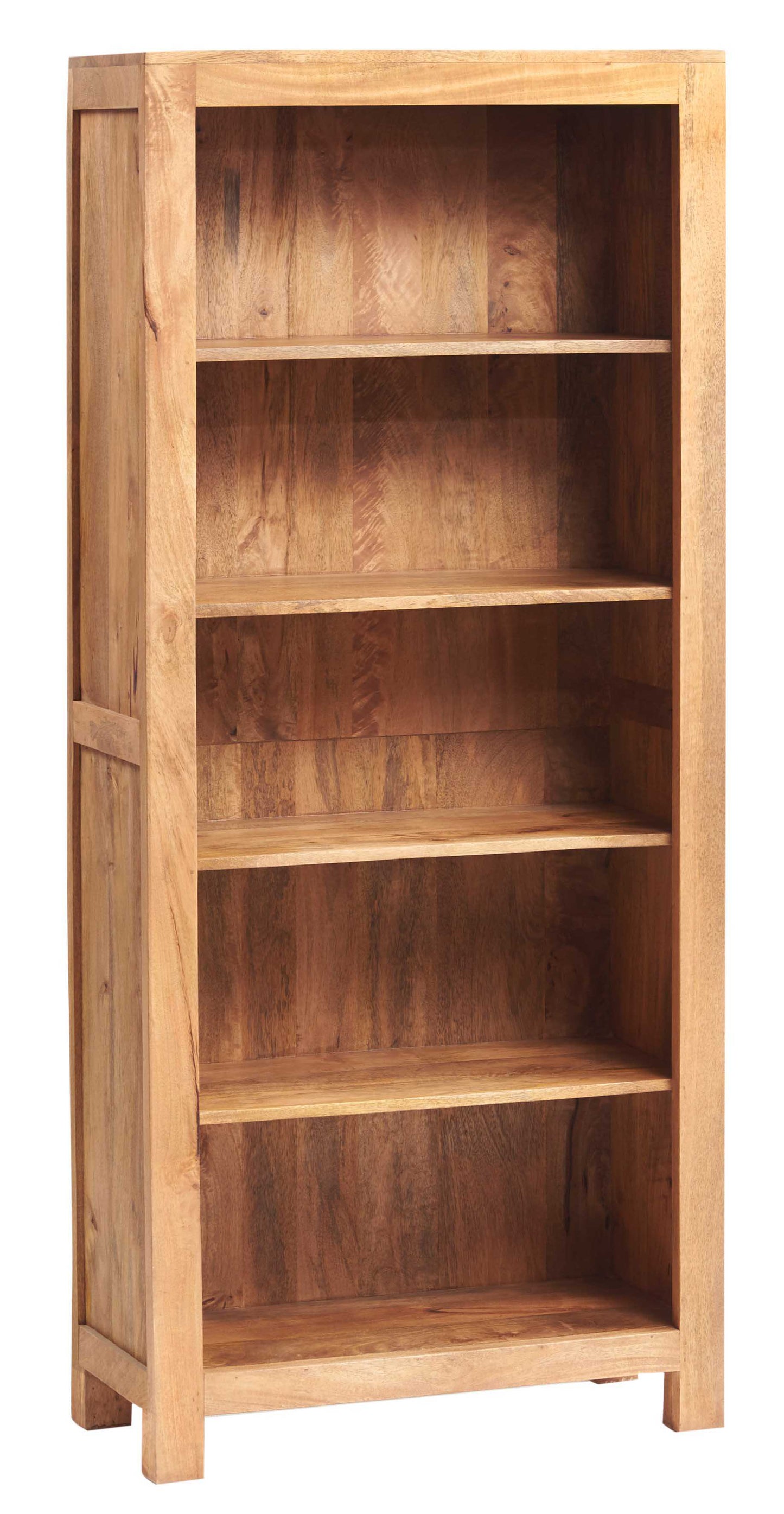 Toko Mango Open Bookcase. 100% Solid Mango Hardwood