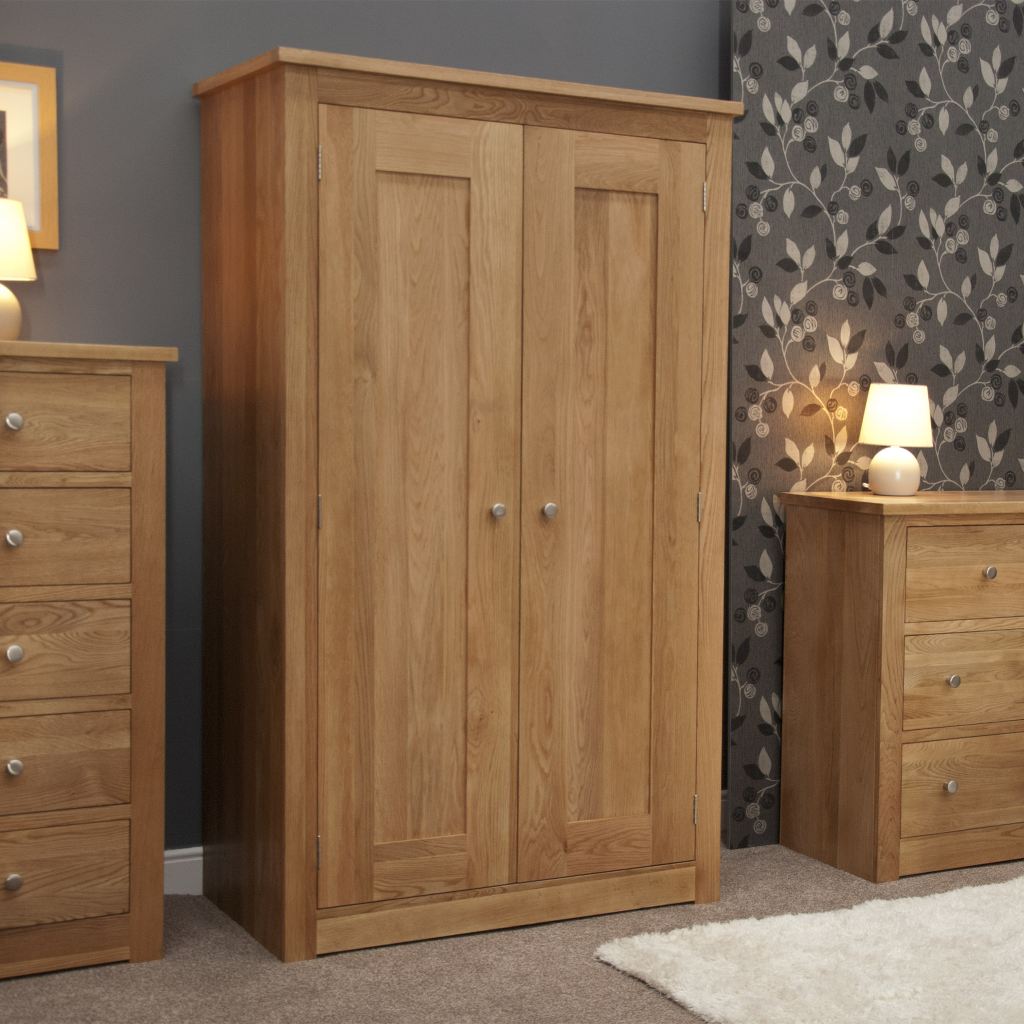 Torino Double Wardrobe. 100% Solid Oak3