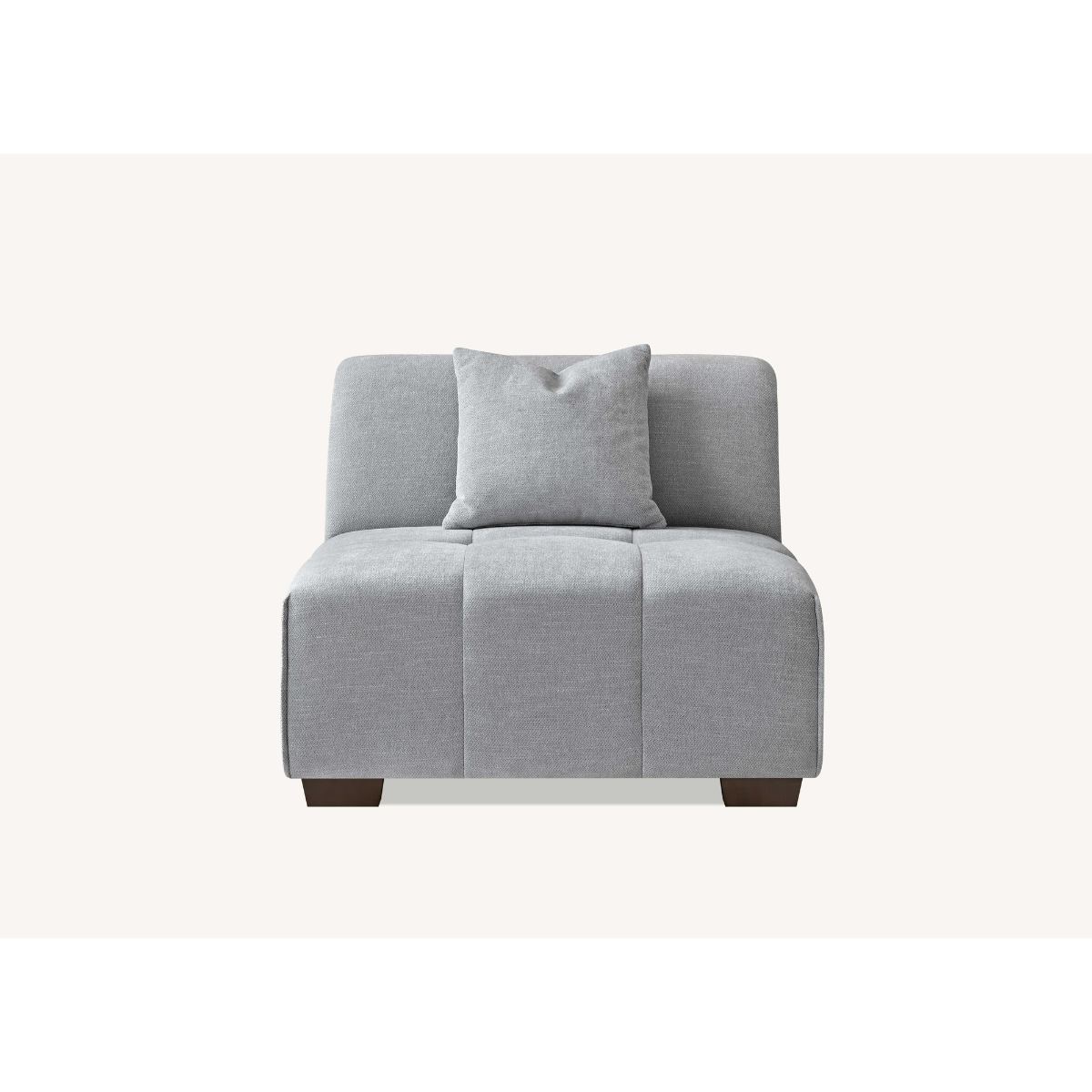 Aluxo Leonard Right Hand Corner Group in Cloudy Grey Boucle