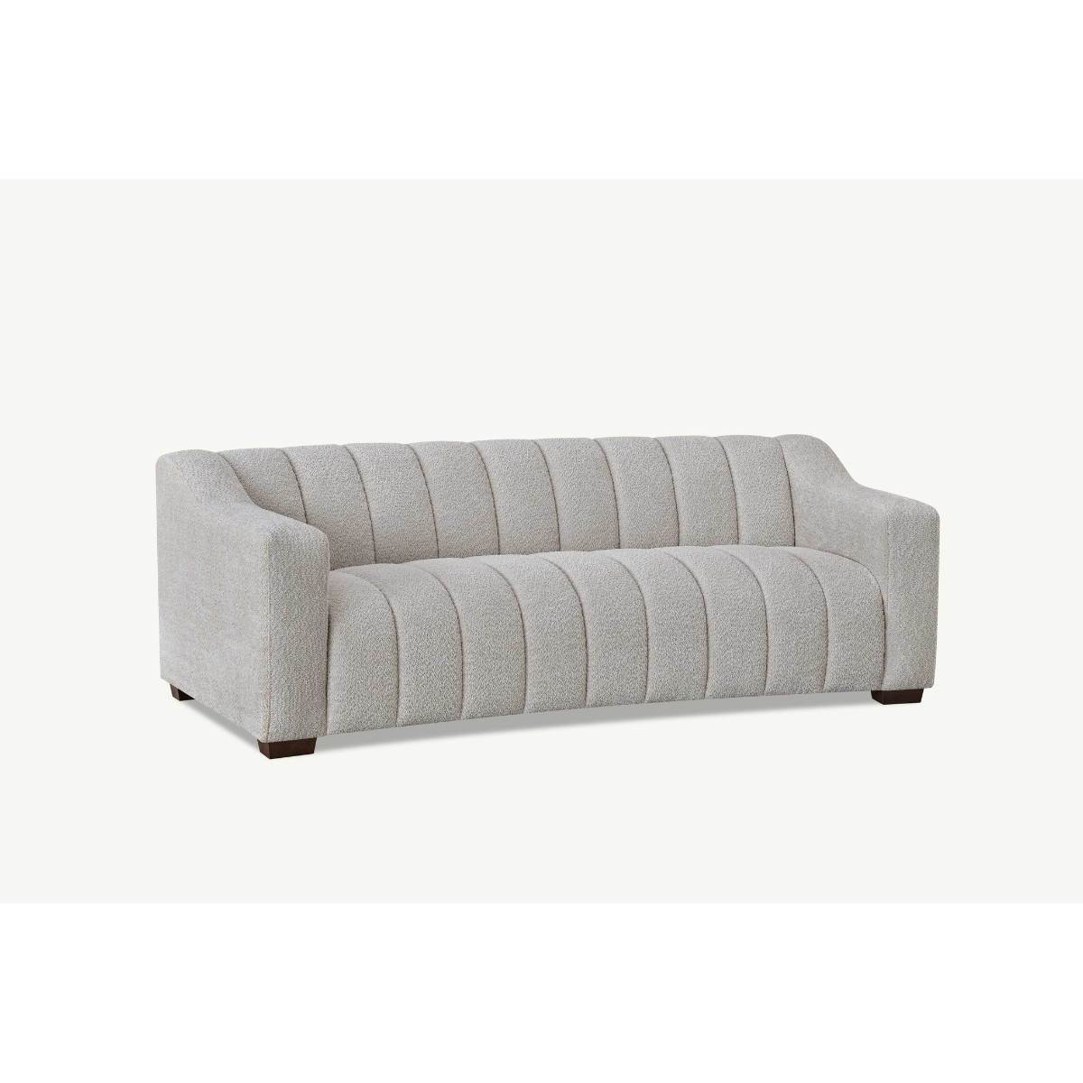 Aluxo Astoria 3 Seater Sofa in Oatmeal Boucle Fabric