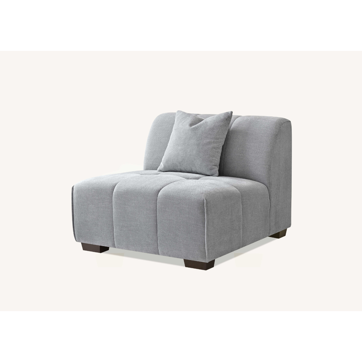 Aluxo Leonard Left Hand Corner Group in Cloudy Grey Boucle