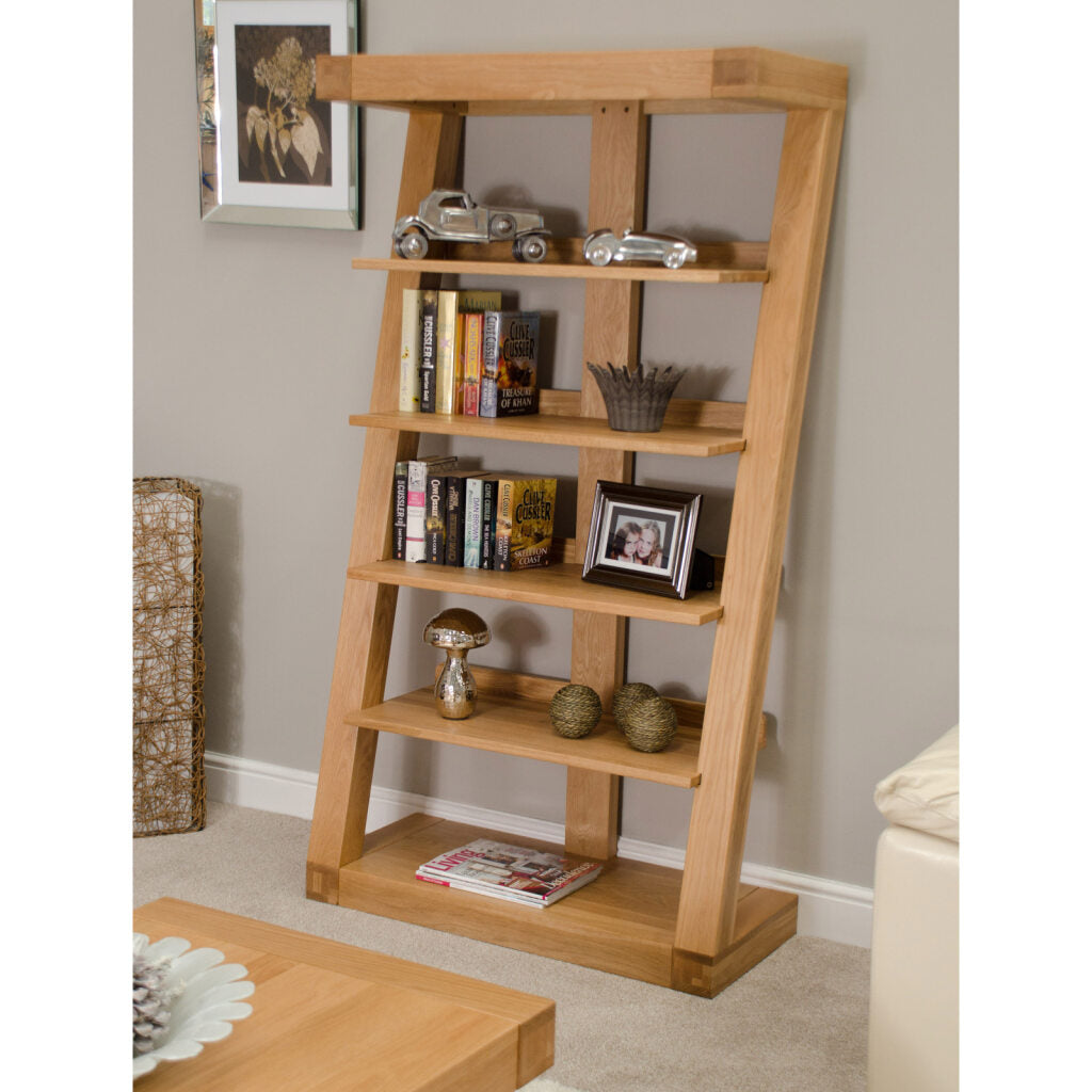Z Large Bookcase 100% solid oak