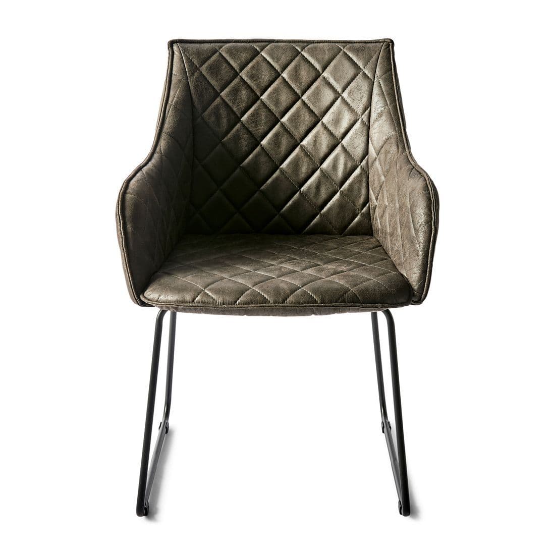 Brown Velvet Rosco Dining Armchair