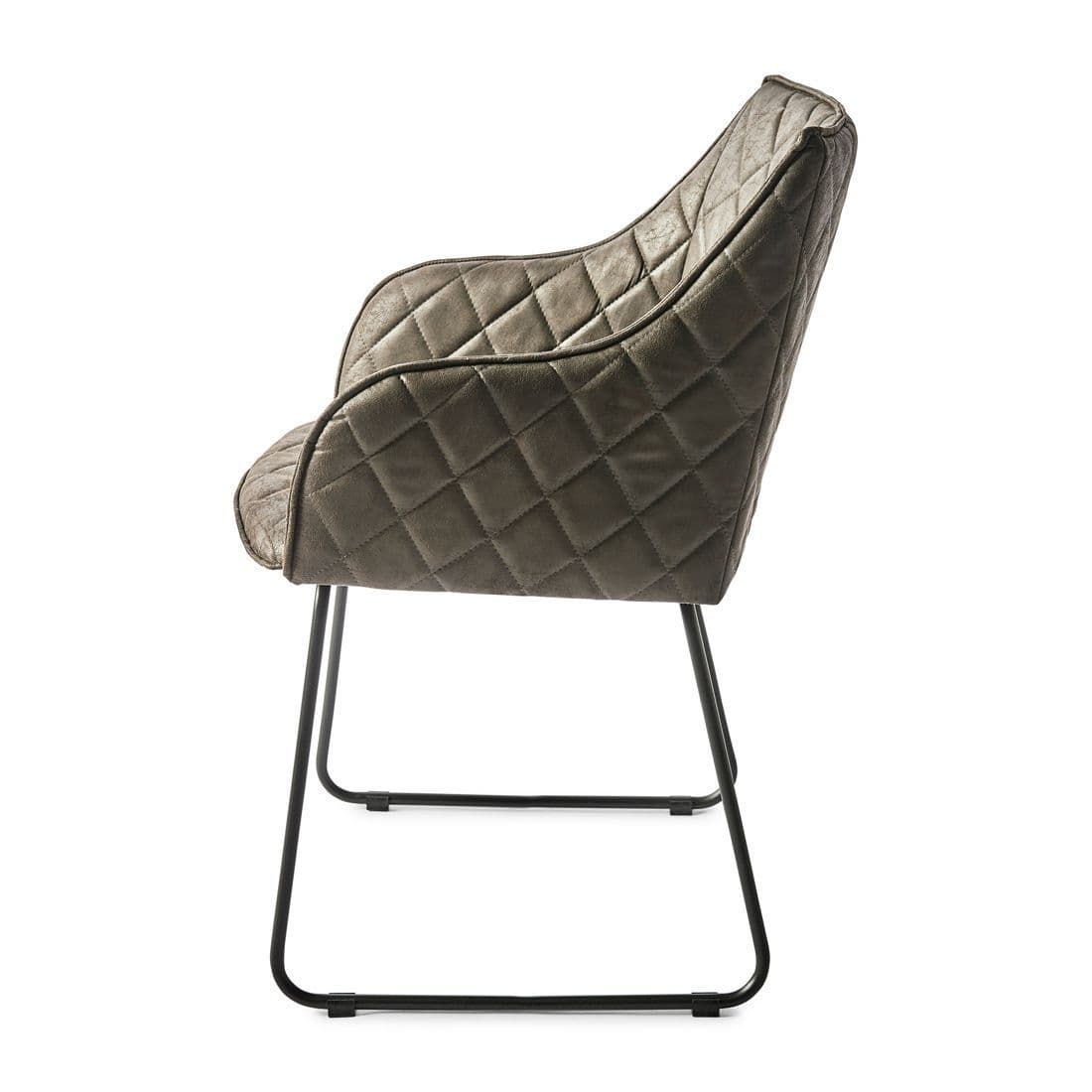 Brown Velvet Rosco Dining Armchair