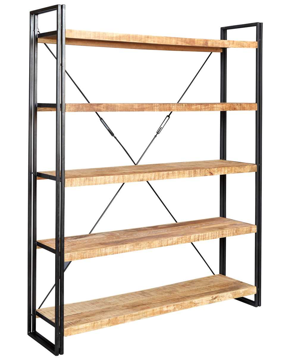Cosmo Large Bookcase, Reclaimed Wood & Metal