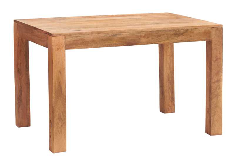 Toko Light Mango 4 FT Dining Set with Wooden Chairs. 100% Mango Wood