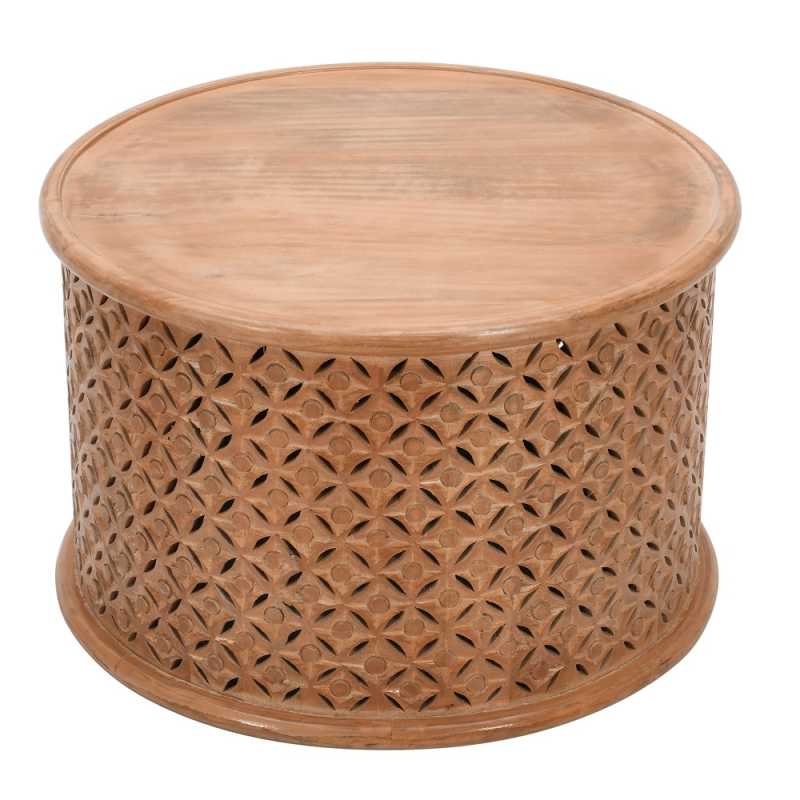 Artwork Mango Wood Coffee Table 100% Eco Sourced Natural Wood