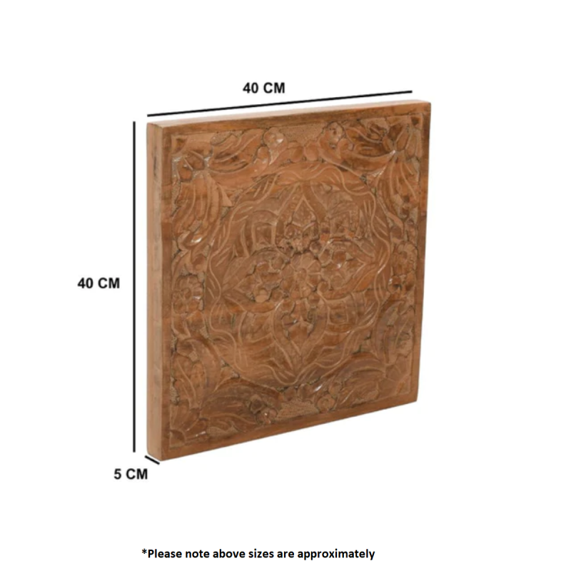 Artwork Mango Wood Wall Art 100% Eco Sourced Natural Wood