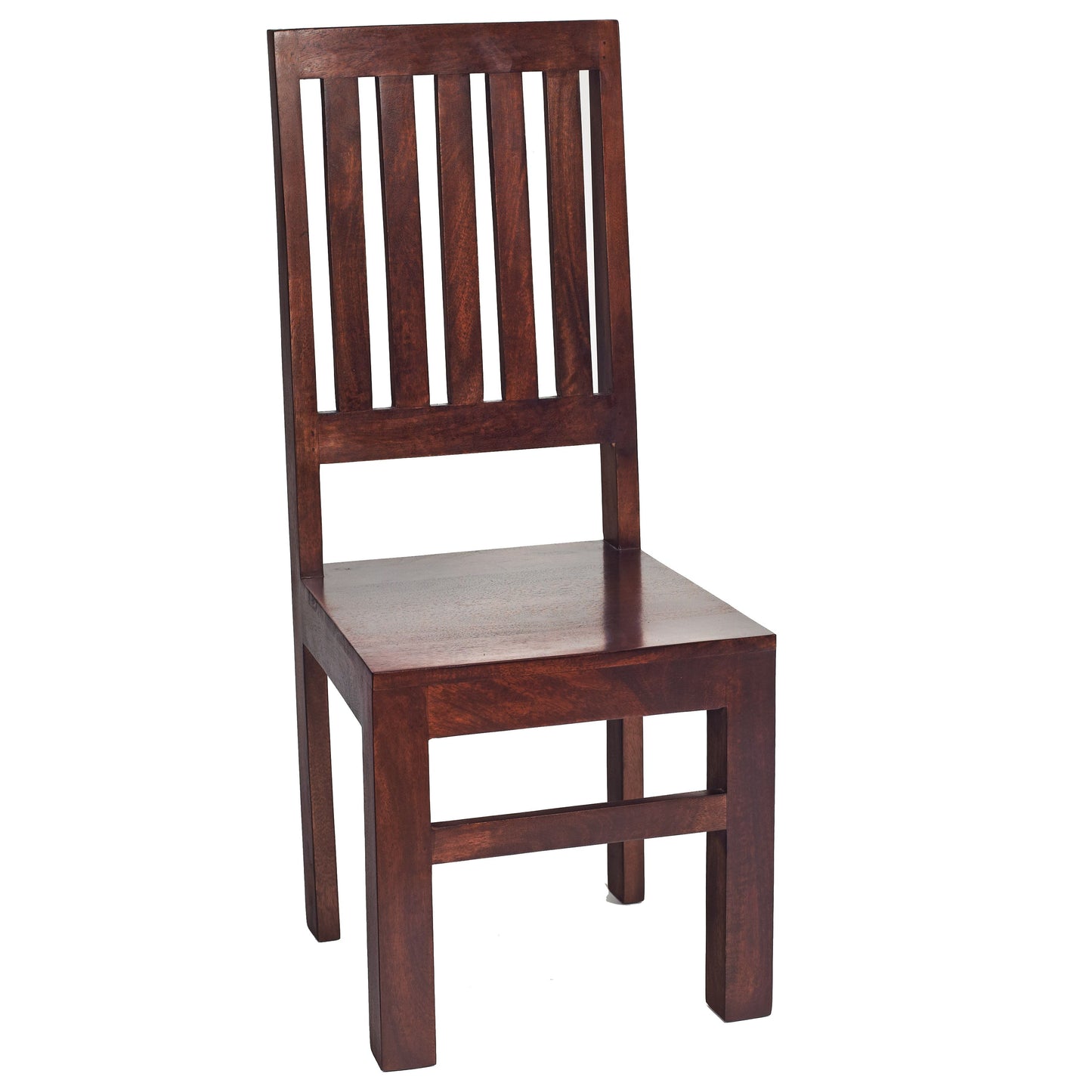 Toko Dark Mango 4 FT Dining Set with Wooden Chairs 100% Solid Mango Wood