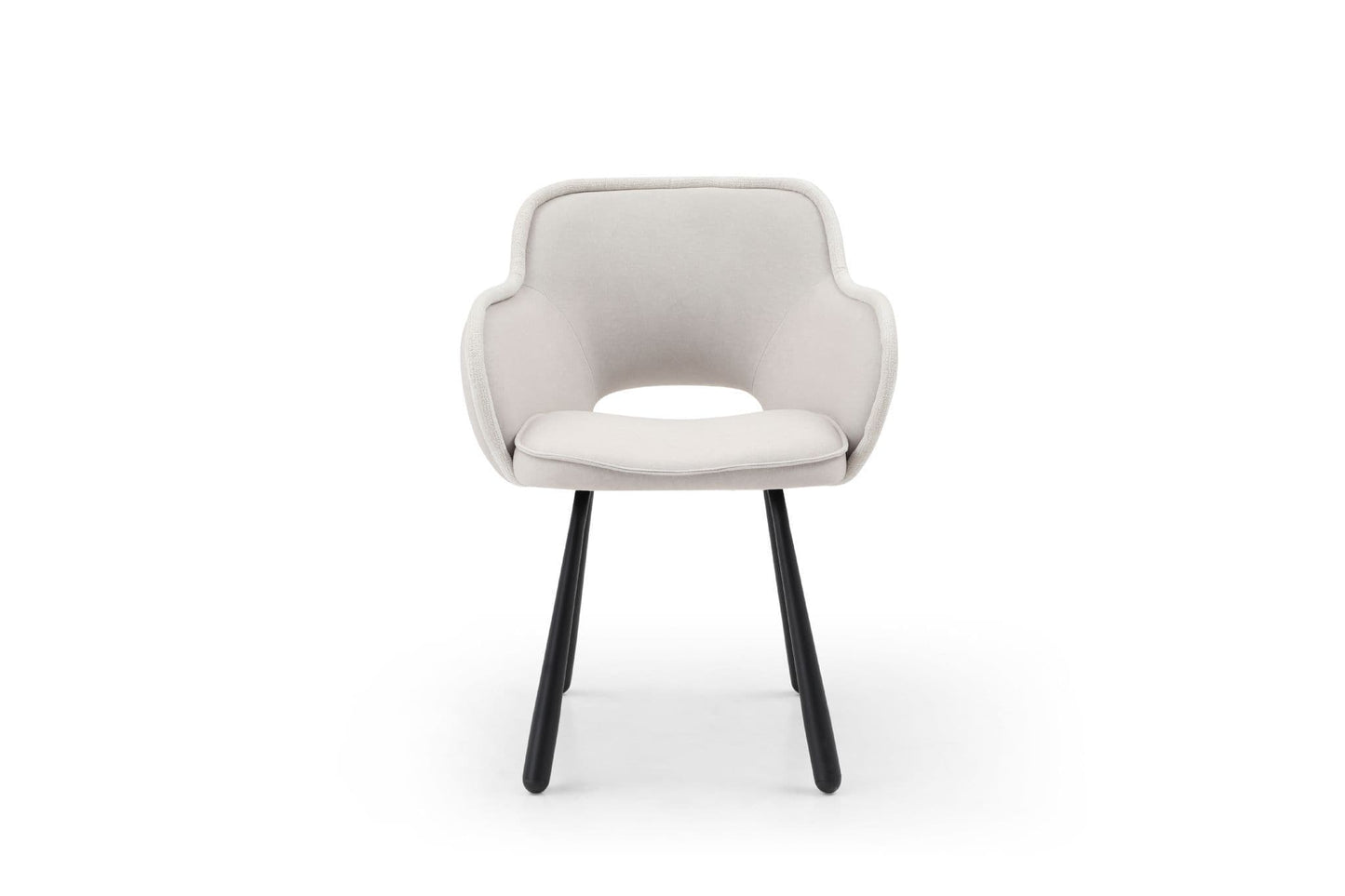 Claudia Beige Art Deco Dining Chairs (Sold in Pairs)