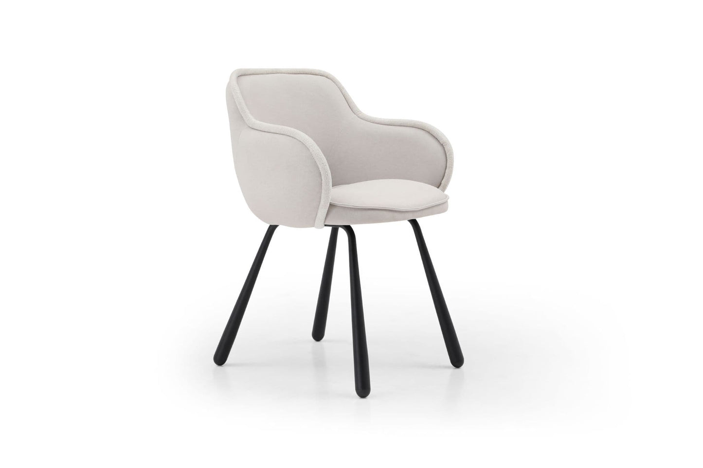 Claudia Beige Art Deco Dining Chairs (Sold in Pairs)