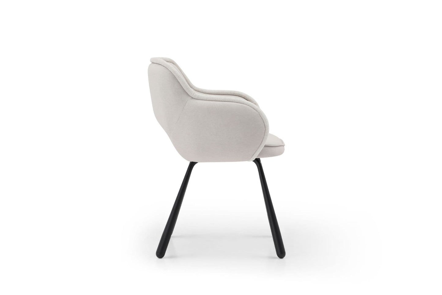 Claudia Beige Art Deco Dining Chairs (Sold in Pairs)