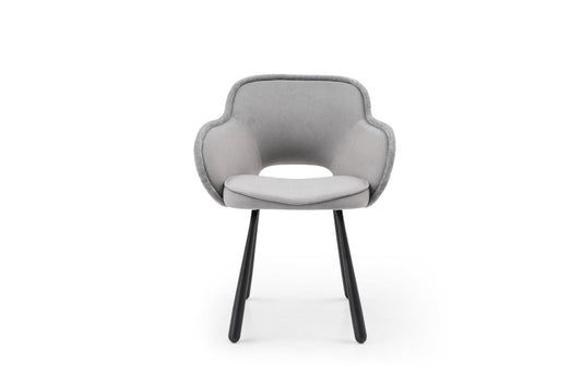 Claudia Grey Art Deco Dining Chairs (Sold in Pairs)