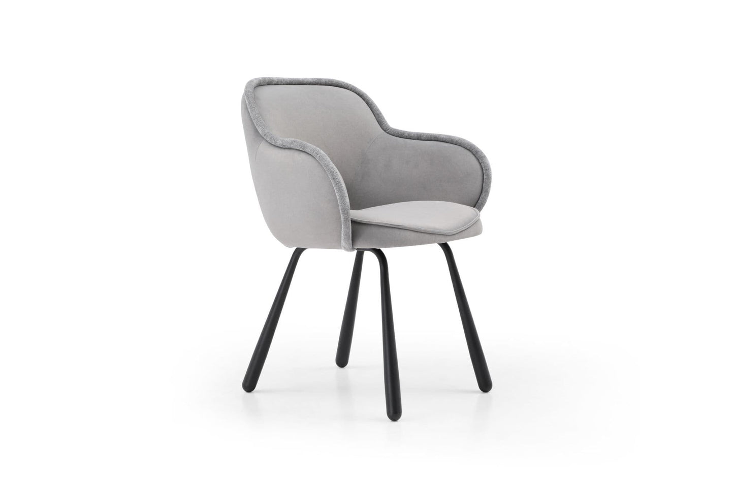 Claudia Grey Art Deco Dining Chairs (Sold in Pairs)