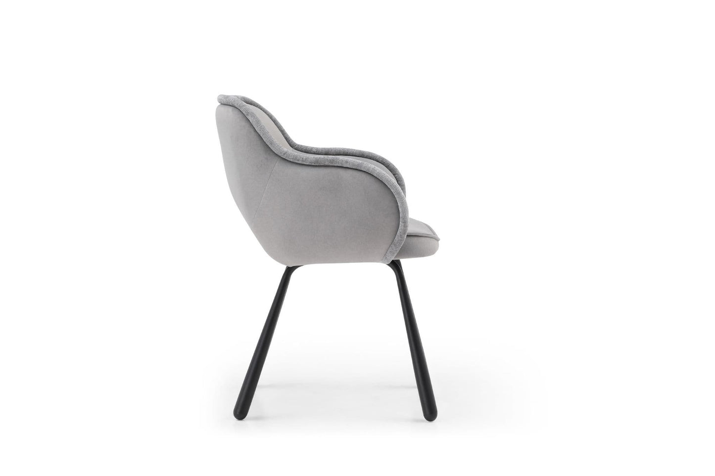 Claudia Grey Art Deco Dining Chairs (Sold in Pairs)