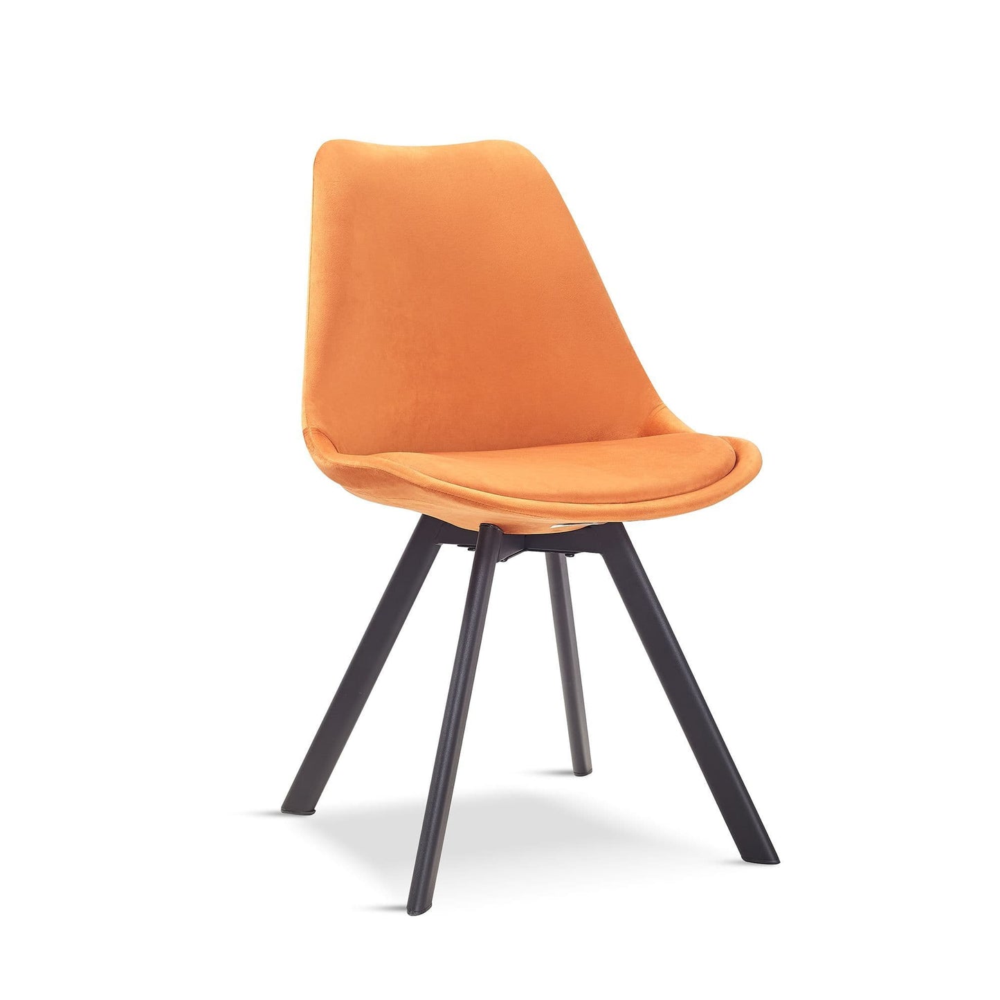 Mmilo Velvet Tulip style Dining Chair Set of 4. 7 colour options