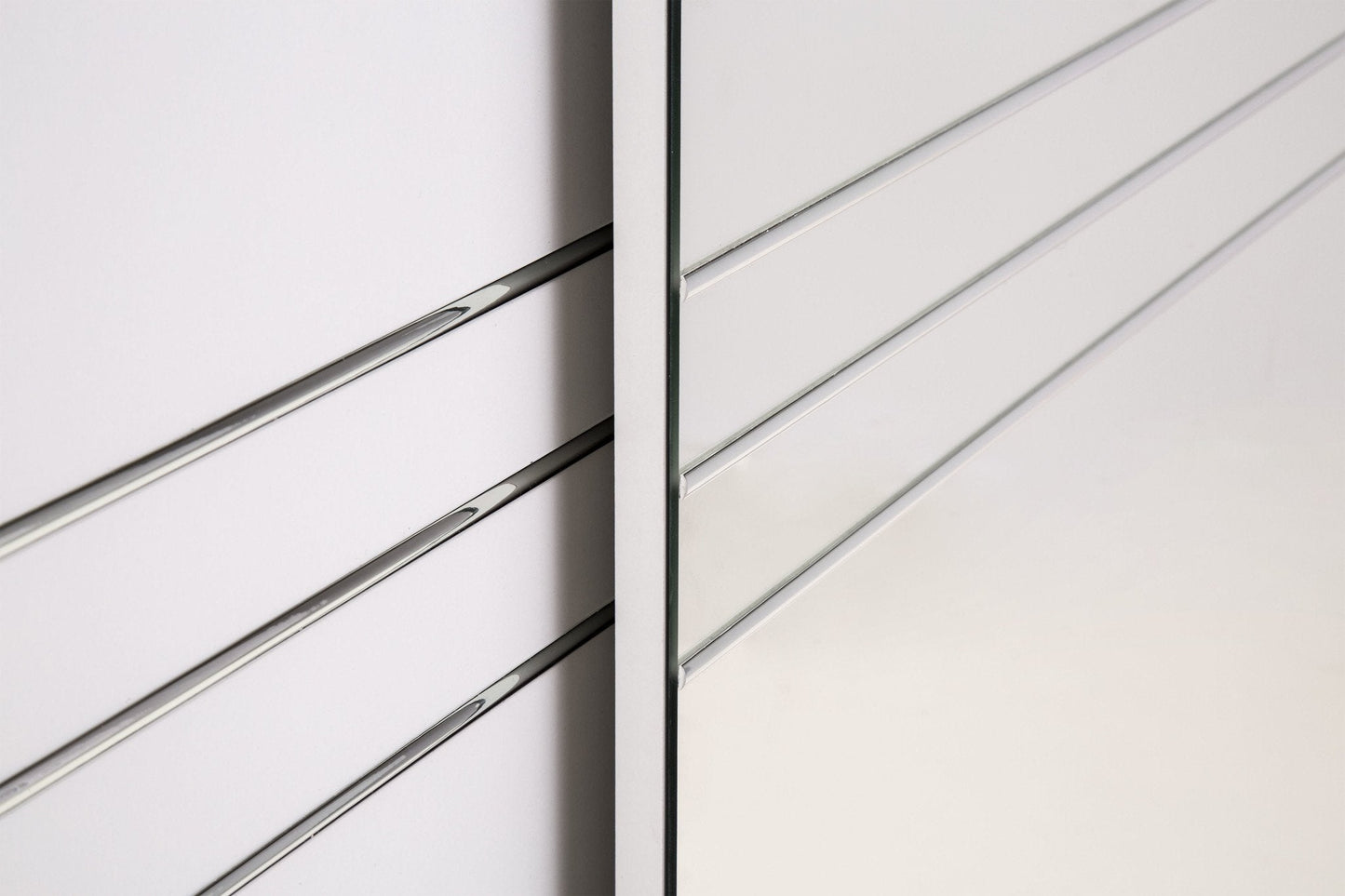 Havana ID-11 Sliding Door Wardrobe 250cm white grey