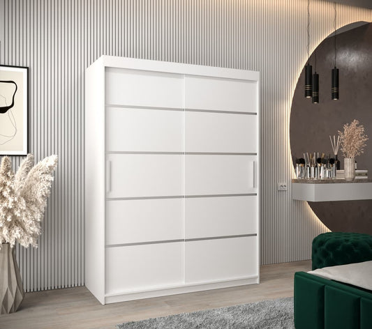 Verona 01 Sliding Door Wardrobe 150cm 4 colours available
