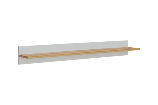 Bogota Wall Shelf Grey and Riviera Oak