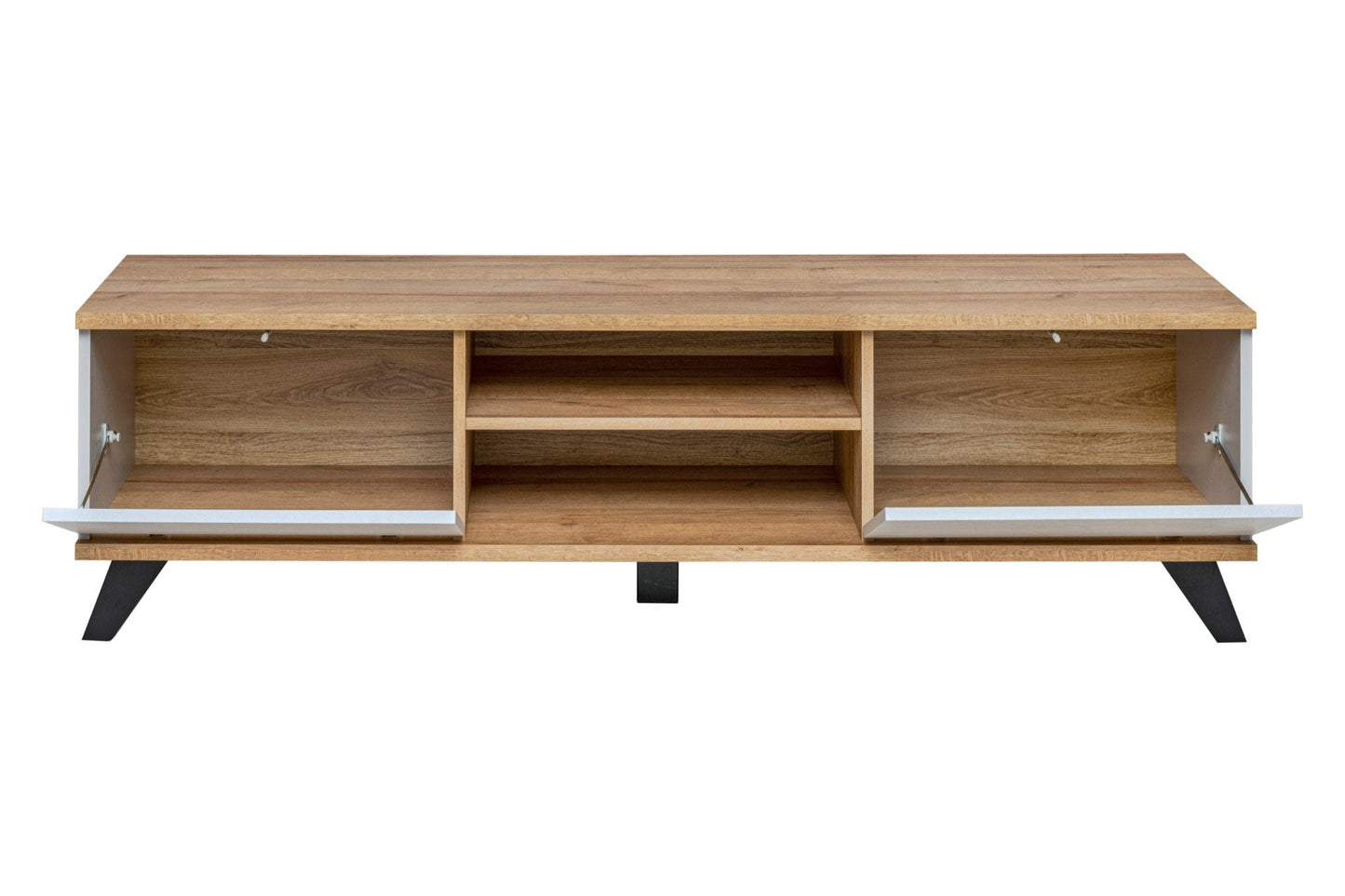 Bogota TV Cabinet 160cm Grey and Riviera Oak