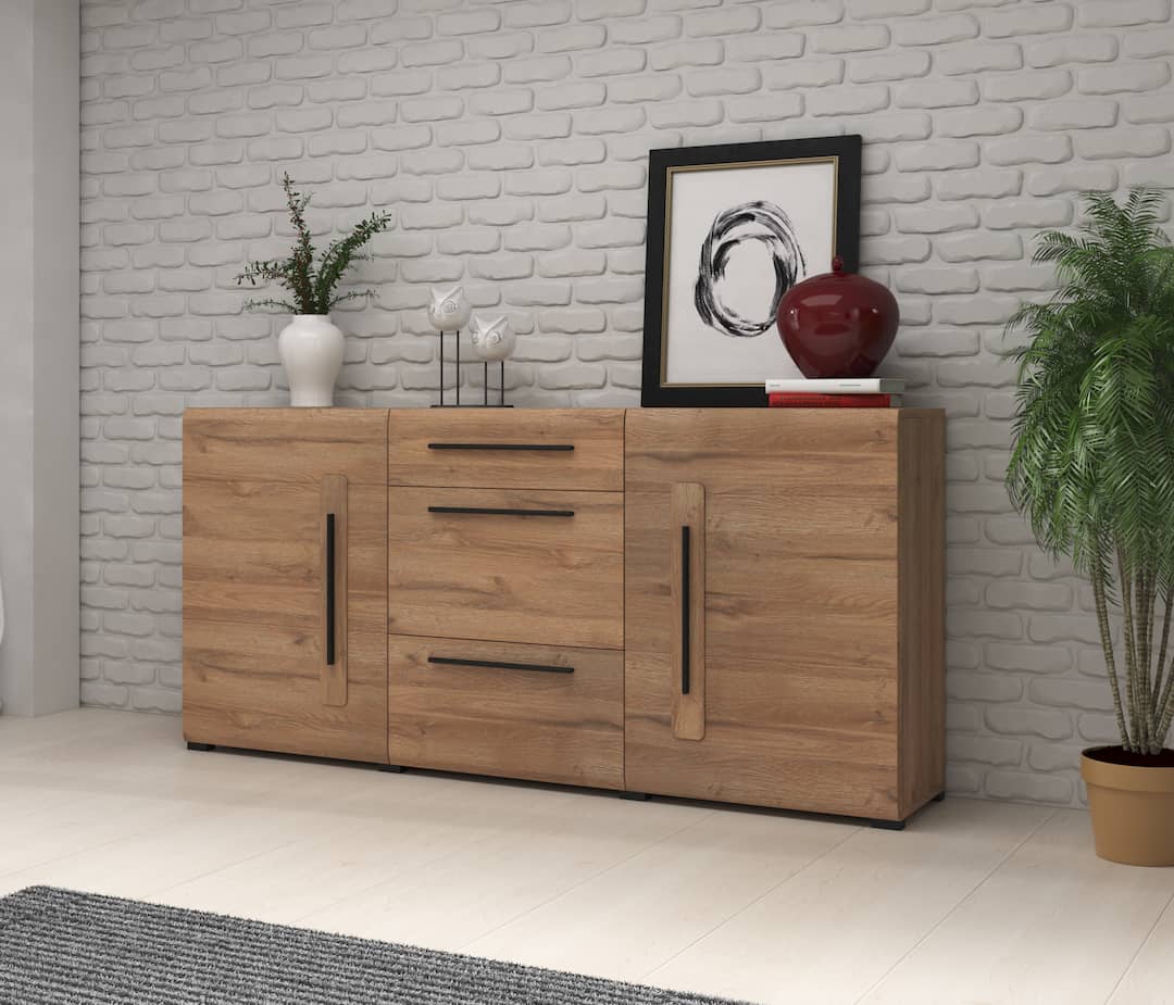 Tulsa 26 Sideboard Cabinet White Oak Grandson