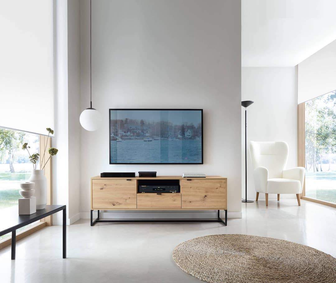 Amber TV Cabinet 153cm Oak Artisan