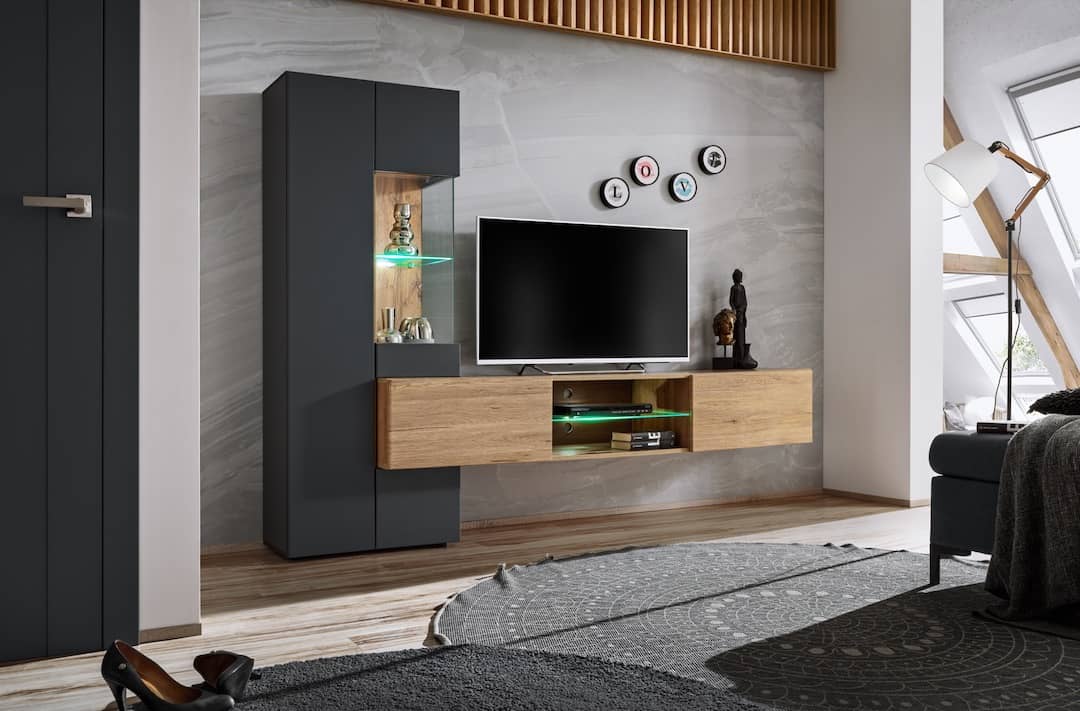 Try TV Entertainment Unit anthracite