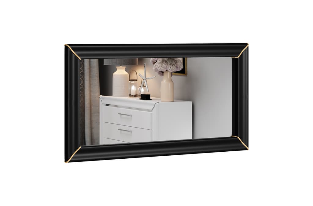 Arno Wall Mirror 120cm black white