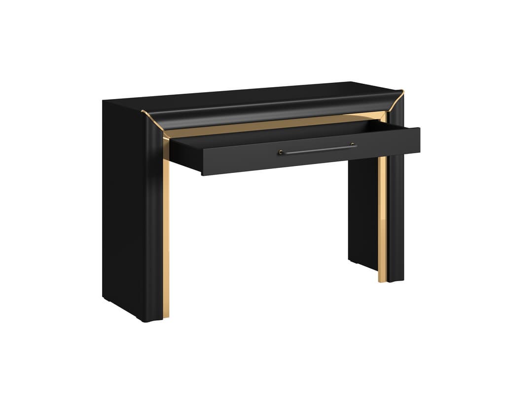 Arno Dressing Table 120cm black white