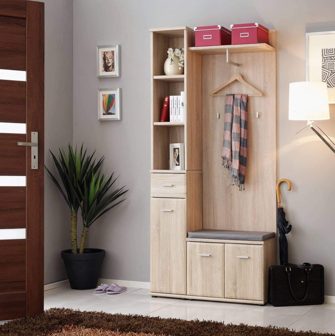 Armario Tall Hallway Cabinet 30cm Oak Sonoma